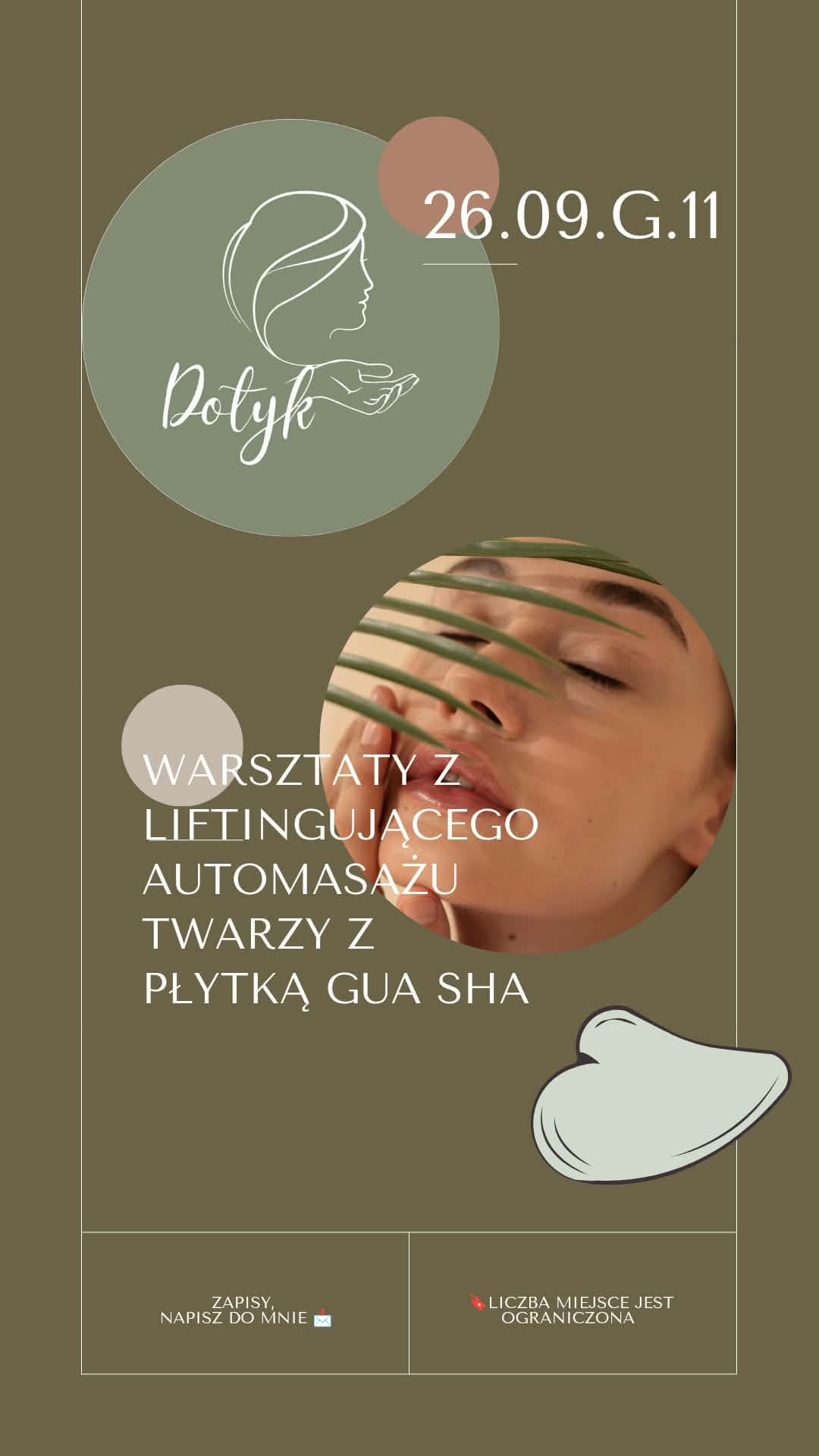 Warsztaty z liftingującego automasażu twarzy z płytką Gua Sha – 26 września